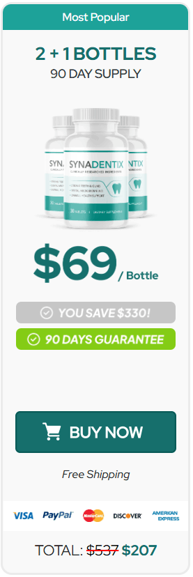 Order Synadentix 3 Bottles